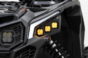 Can-Am Maverick X3 Headlights - Diode Dynamics - Stage Series C1 LED Headlight Kit - Pro White - `17-`25 Can-Am Maverick X3 Headlights - Diode Dynamics - Stage Series C1 LED Headlight Kit - Pro White - `17-`25